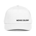 Movie Colony Tour Hat white with black text front view