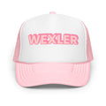 Wexler Pool Hat Pink LE pink with pink text front view
