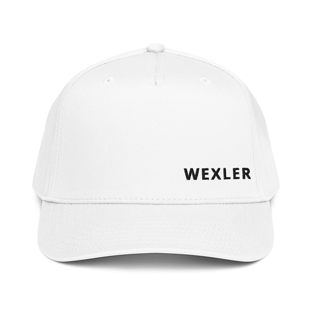 Wexler Tour Hat white with black text front view