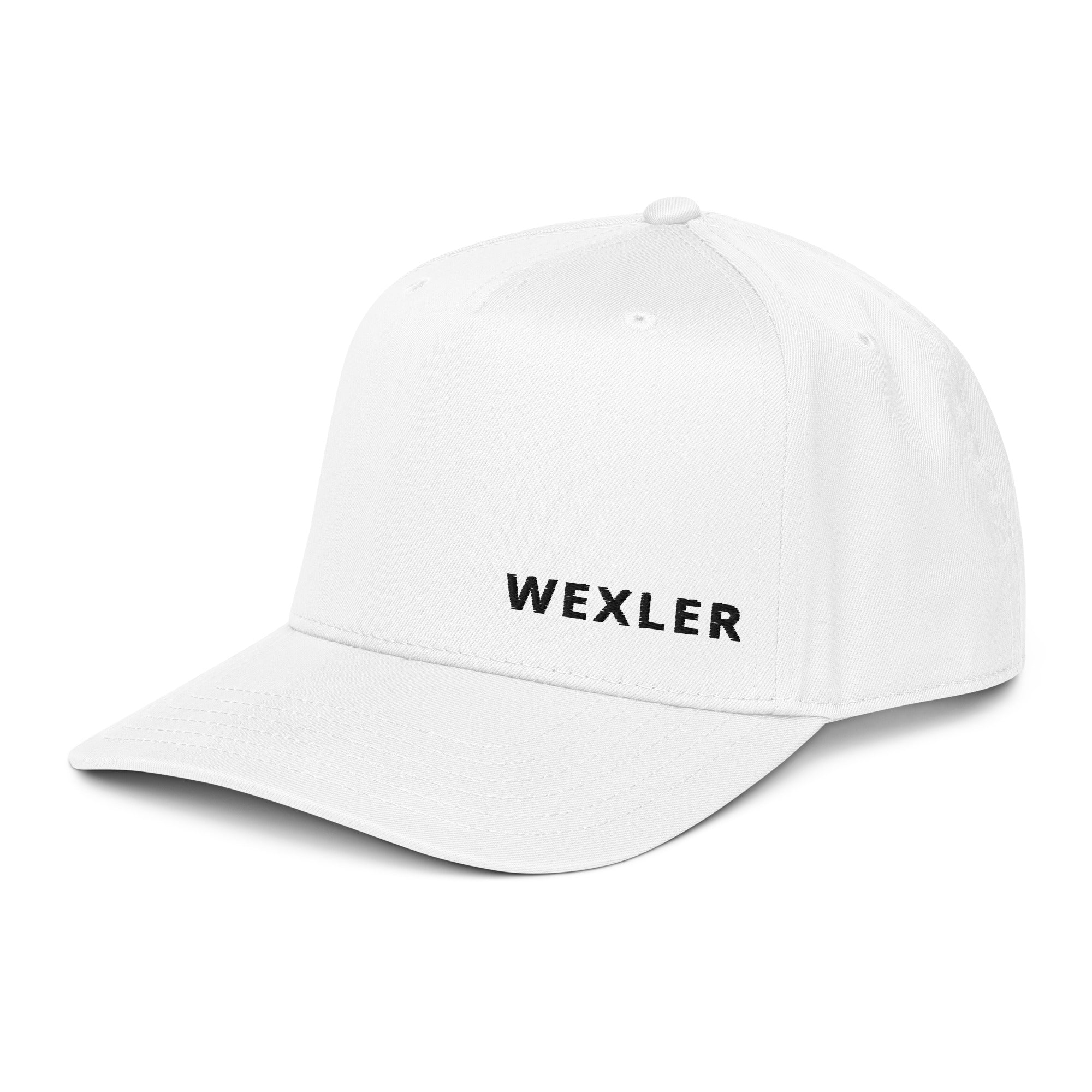Wexler Tour Hat white with black text right view